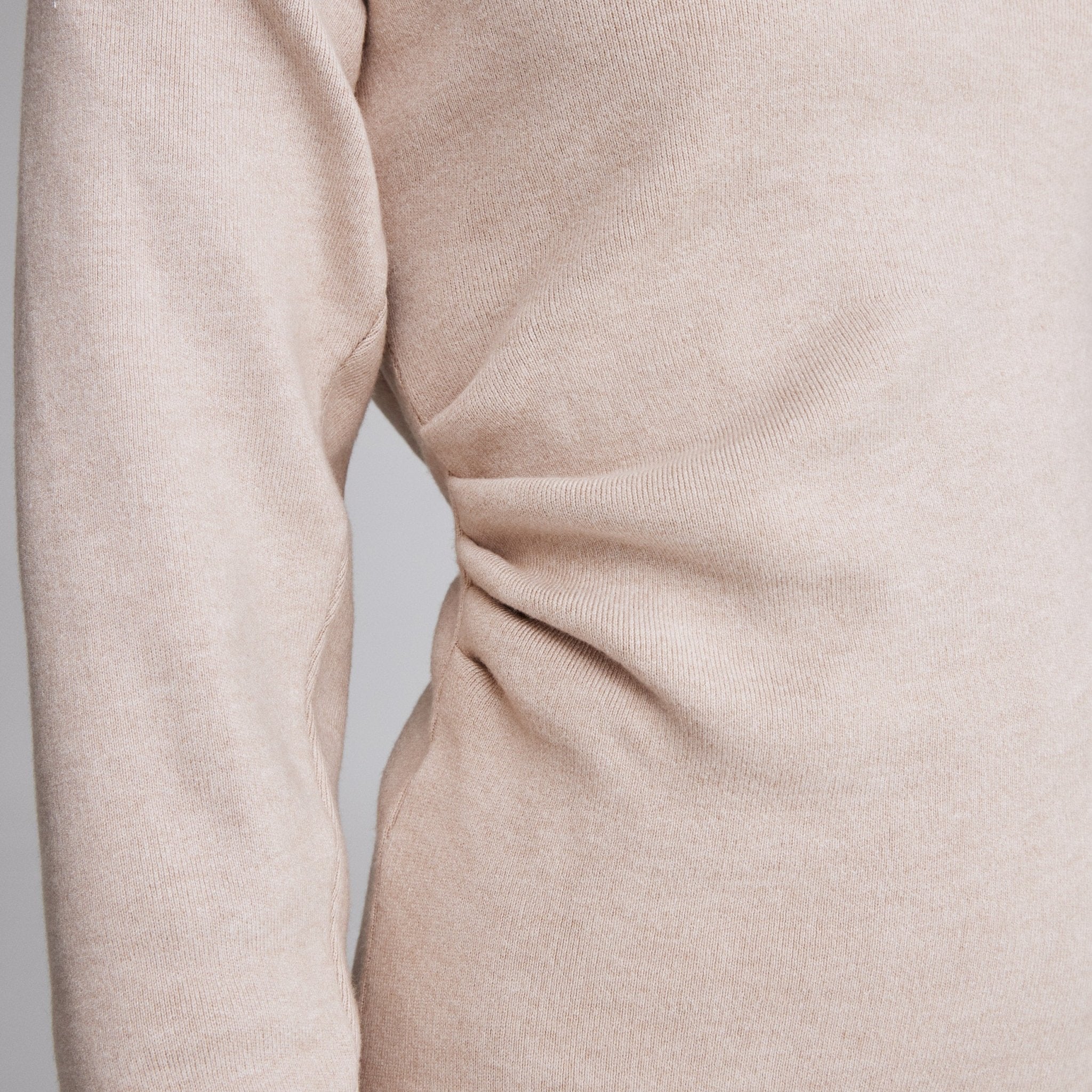 Asymmetric Cut Long Sleeve Knitted Top - Image 6